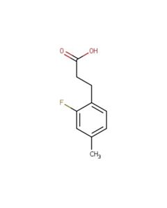 Astatech 3-(2-FLUORO-4-METHYLPHENYL)PROPIONIC ACID; 0.25G; Purity 95%; MDL-MFCD09025394